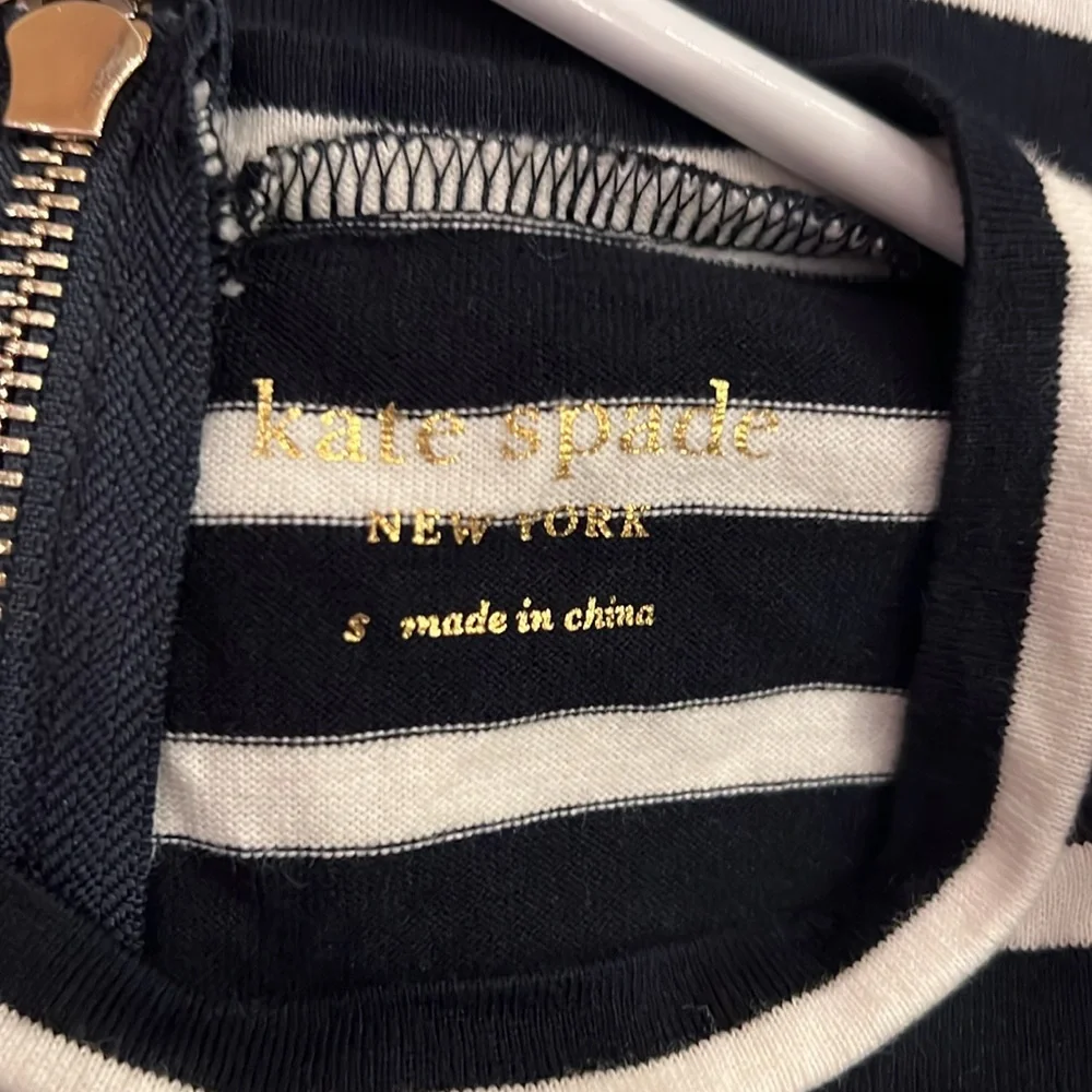 Kate spade, stripe, zip back knit dress size small - Picture 11 of 11